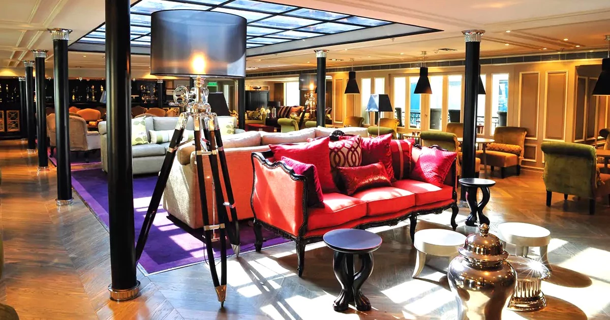 Interior cabin of MS Mayfair Nile Cruise Egypt