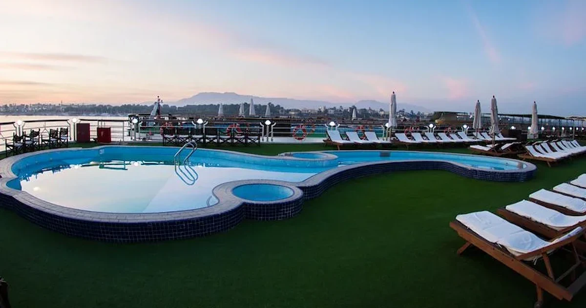 Concerto Nile Cruise sun deck pool