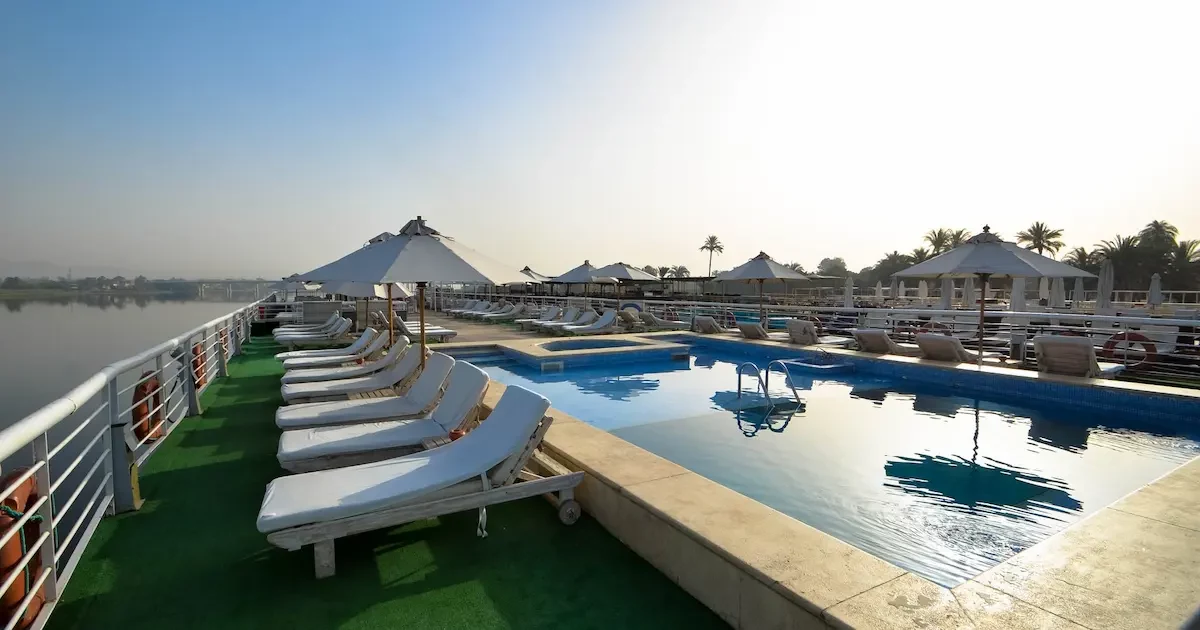 Jamila Nile Cruise swimming pool
