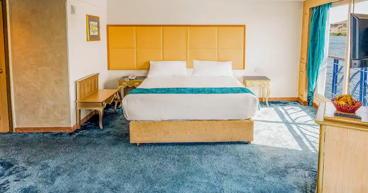 Deluxe cabin aboard MS Stephanie Nile Cruise