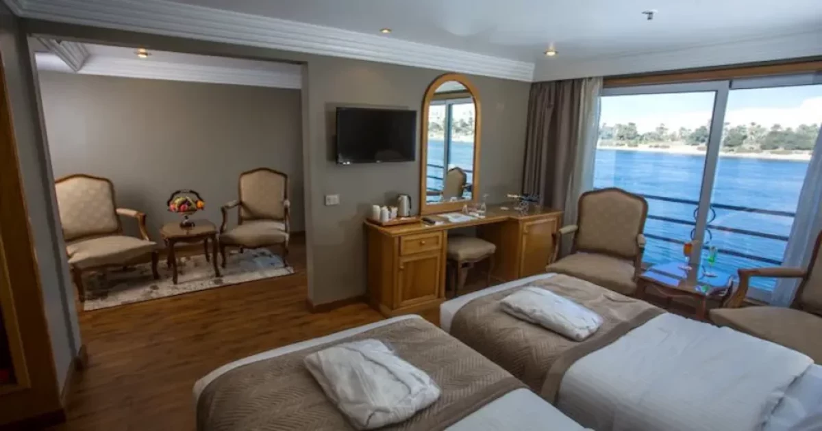 A Sara Nile Cruise cabin interior