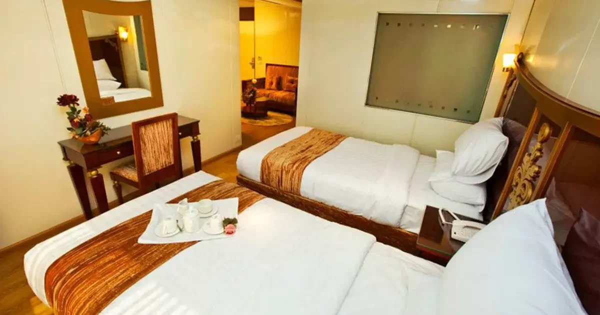Deluxe suite aboard Al Hambra Nile Cruise