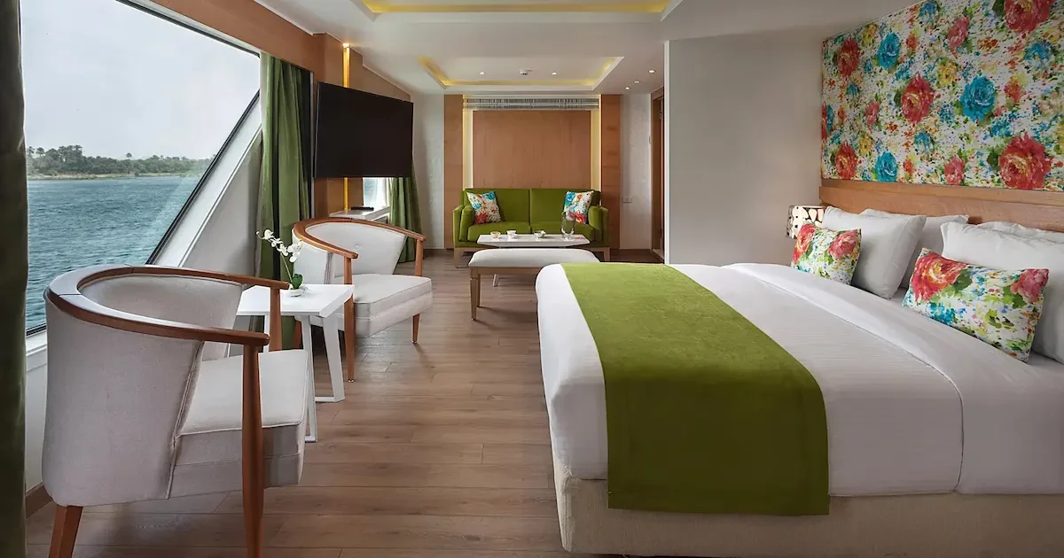 Acamar Nile Cruise deluxe cabin