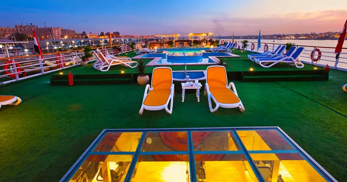 Sun deck of Al Hambra Nile Cruise