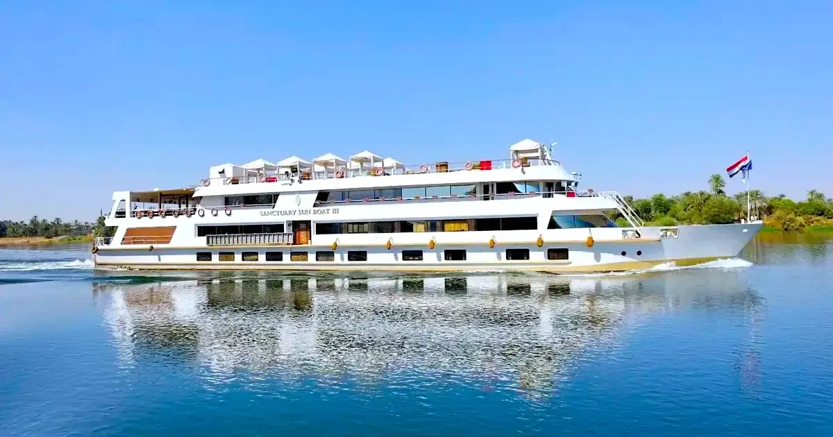 Sanctuary Sun Boat III Sailing in the nile river
