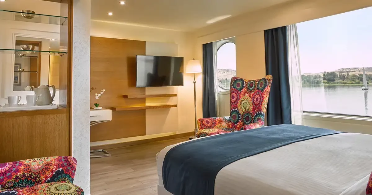Acamar Nile Cruise deluxe cabin