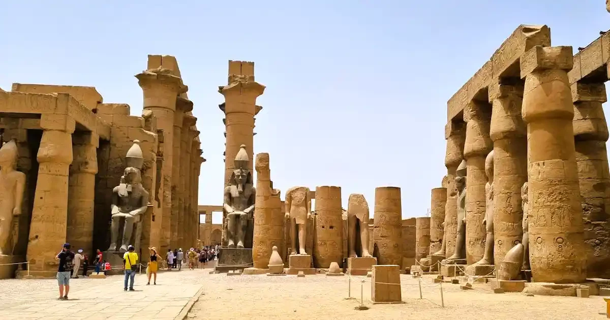 Luxor Temple evening view during Luxury Nile Cruises