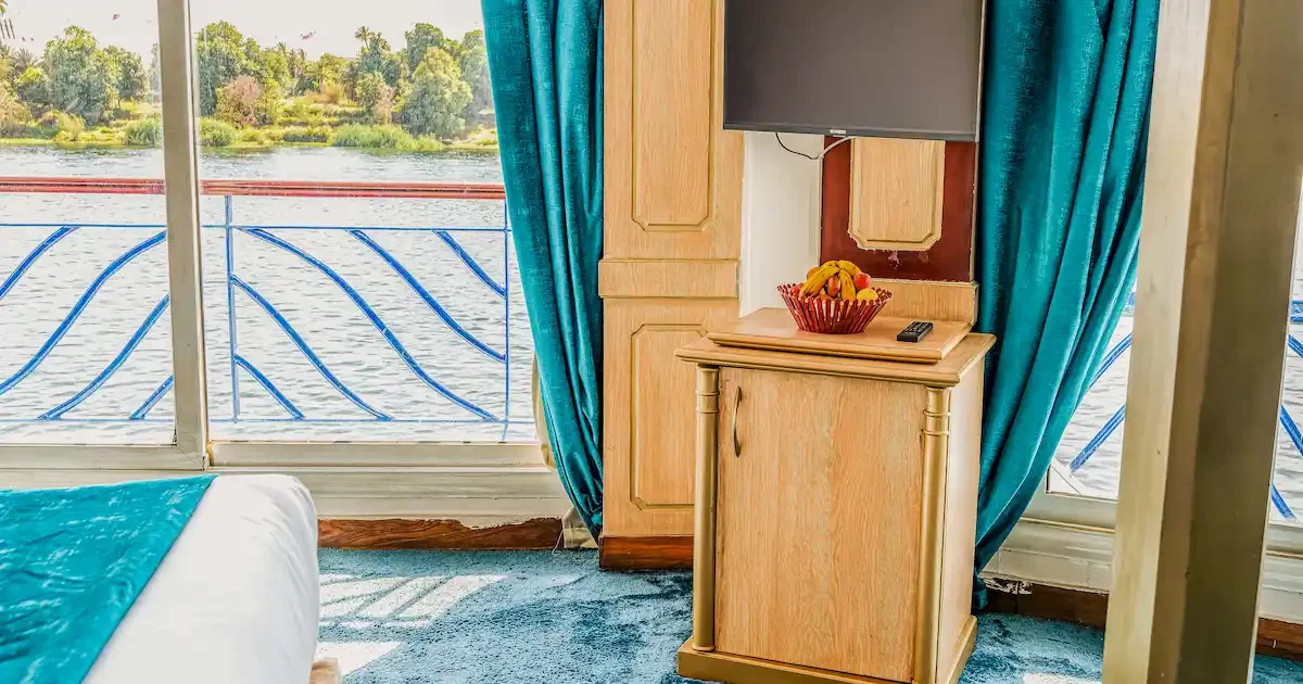 Deluxe cabin aboard MS Stephanie Nile Cruise