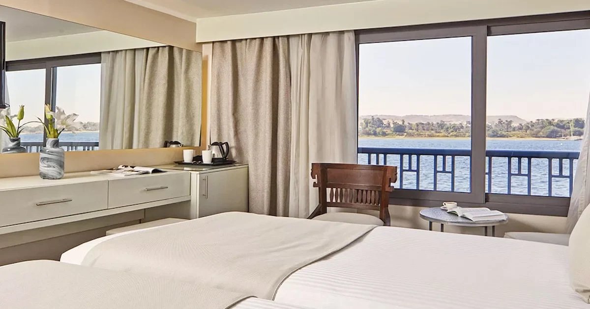 Luxury cabin on MS Tulip Nile Cruise
