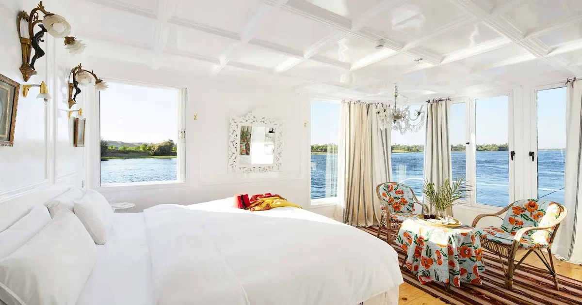Meroe Dahabiya deluxe cabin