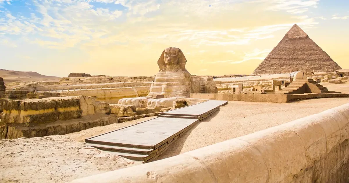 Pyramids of Giza on Egypt tour