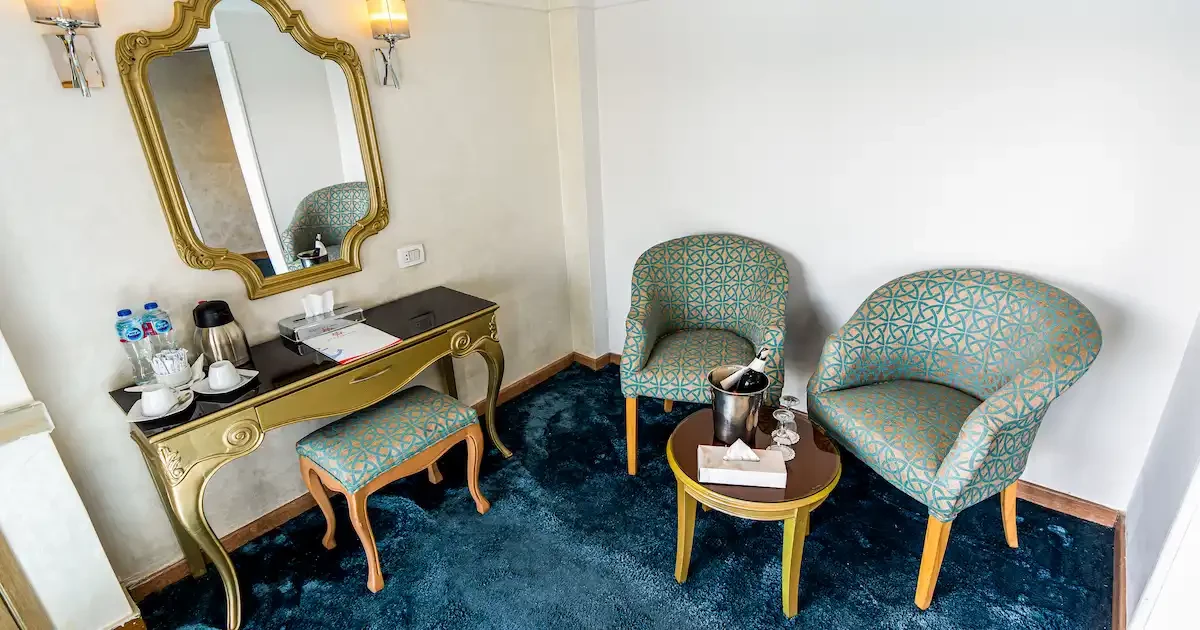 Deluxe cabin aboard MS Stephanie Nile Cruise