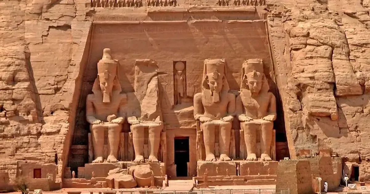 The Abu Simbel Temples in Aswan, Egypt