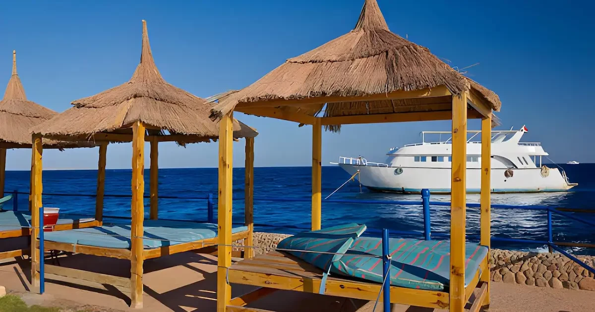 Group travel at Red Sea beach resort