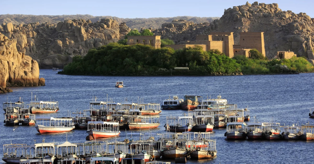 Lake Nasser view Abu Simbel