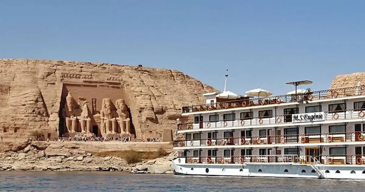Family enjoying a Nile Cruise in Egypt
