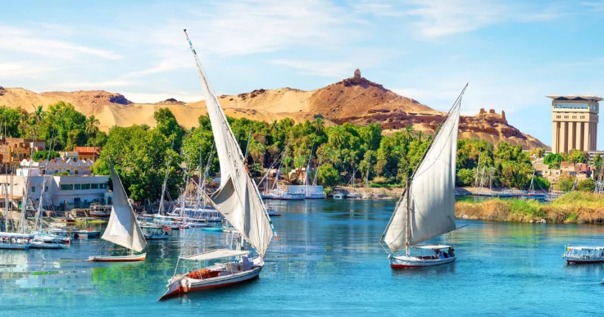 Nile boat ride in Aswan
