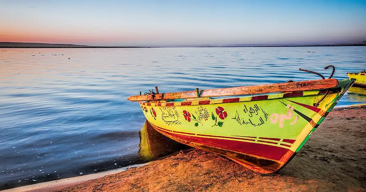 Desert landscapes of Faiyum Oasis