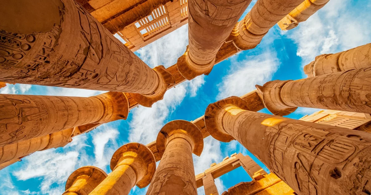 Guests on Mirage Nile Cruise visiting Luxor Temple