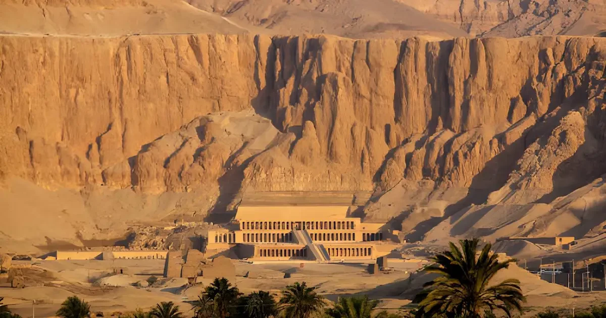 Family exploring the Valley of the Kings