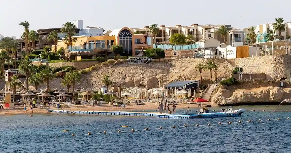 Family relaxing in Sharm El Sheikh