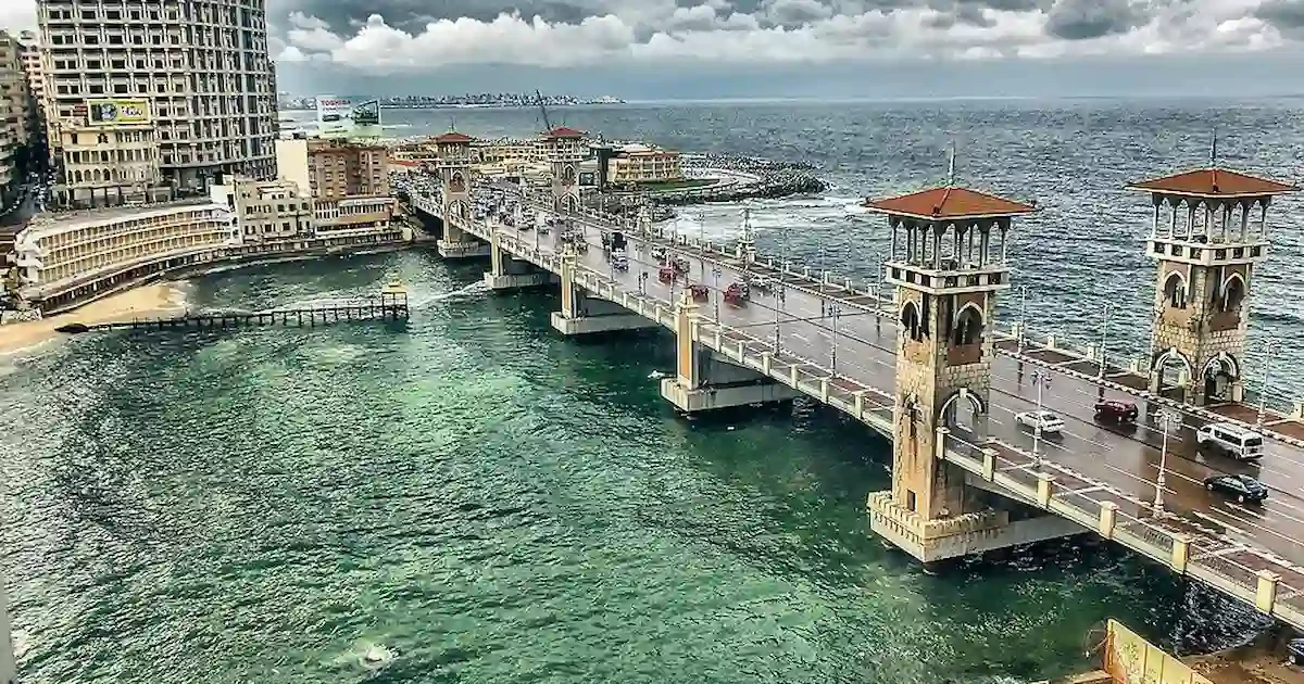 Alexandria Corniche Mediterranean coast