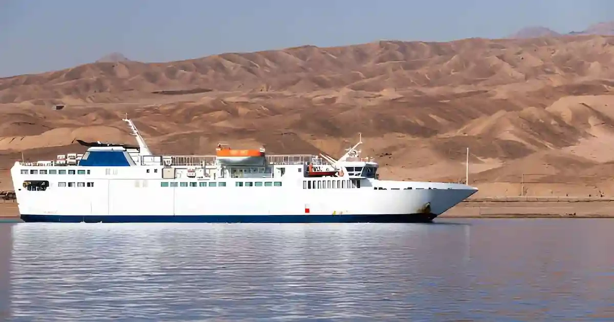 Ferry from Taba to Aqaba Red Sea crossing Petra tour