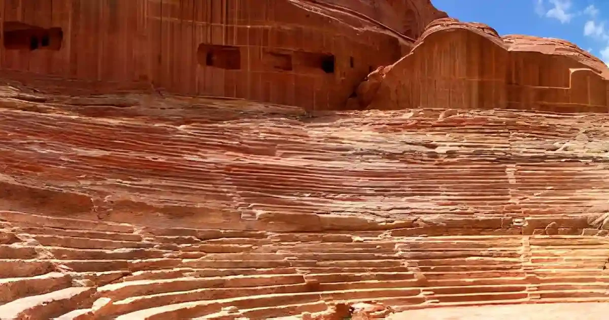 Petra Roman theater during day trip from Sharm El Sheikh