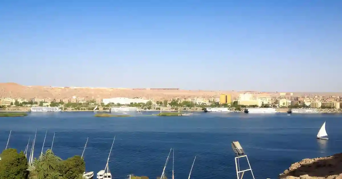 Lake Nasser view from Aswan High Dam