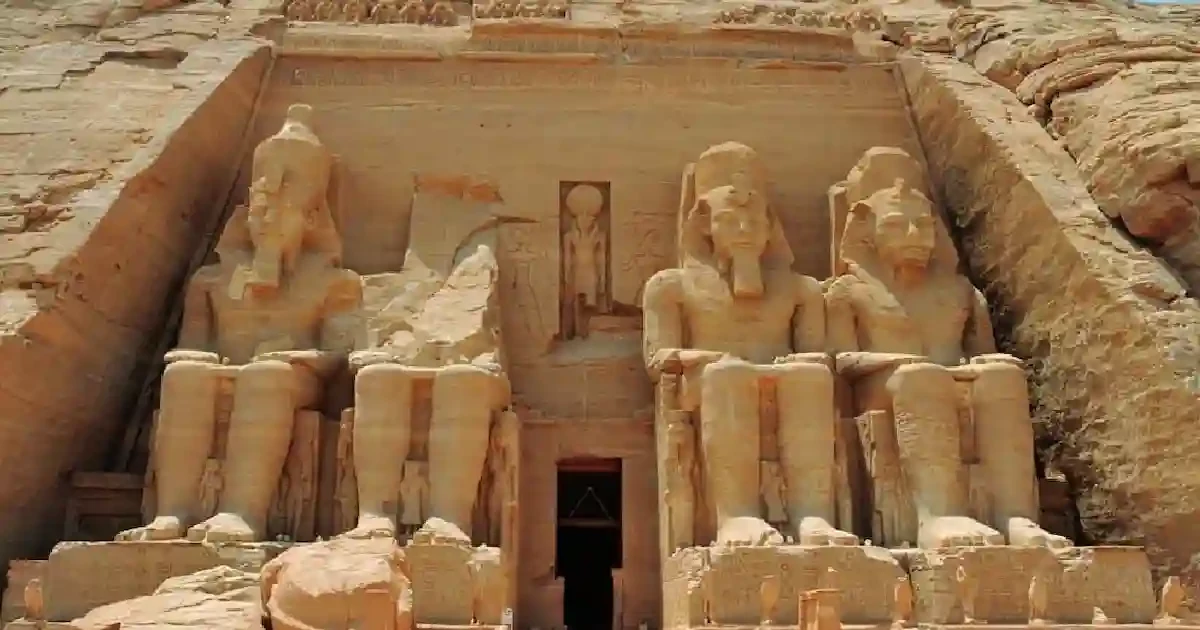 Aswan To Abu Simbel Tour temples front view sunrise