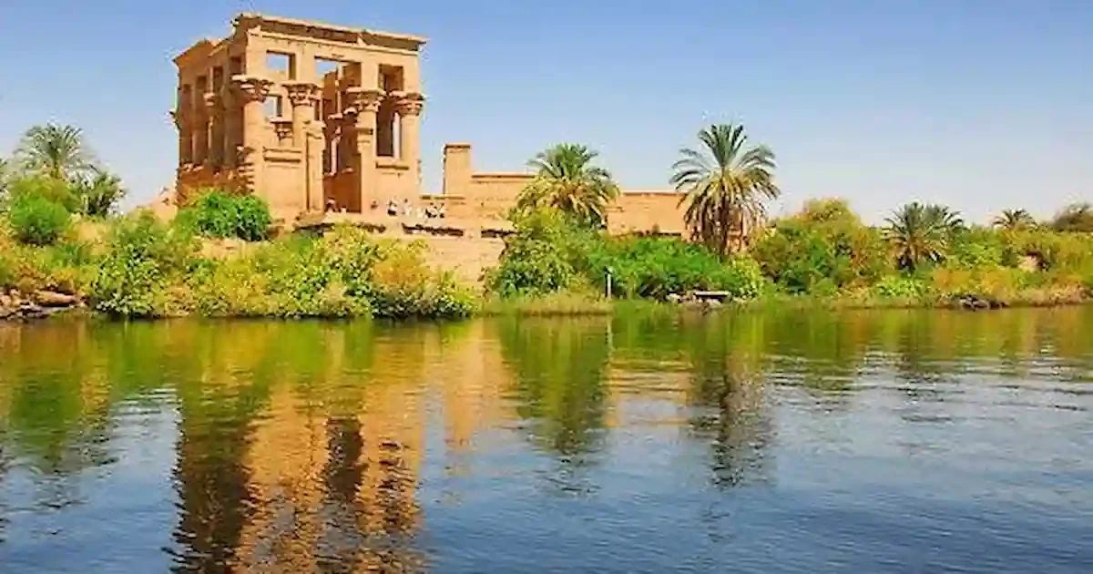 Philae Temple complex on Agilkia Island Aswan