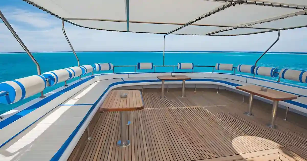 Seascope boat upper deck Sharm El Sheikh