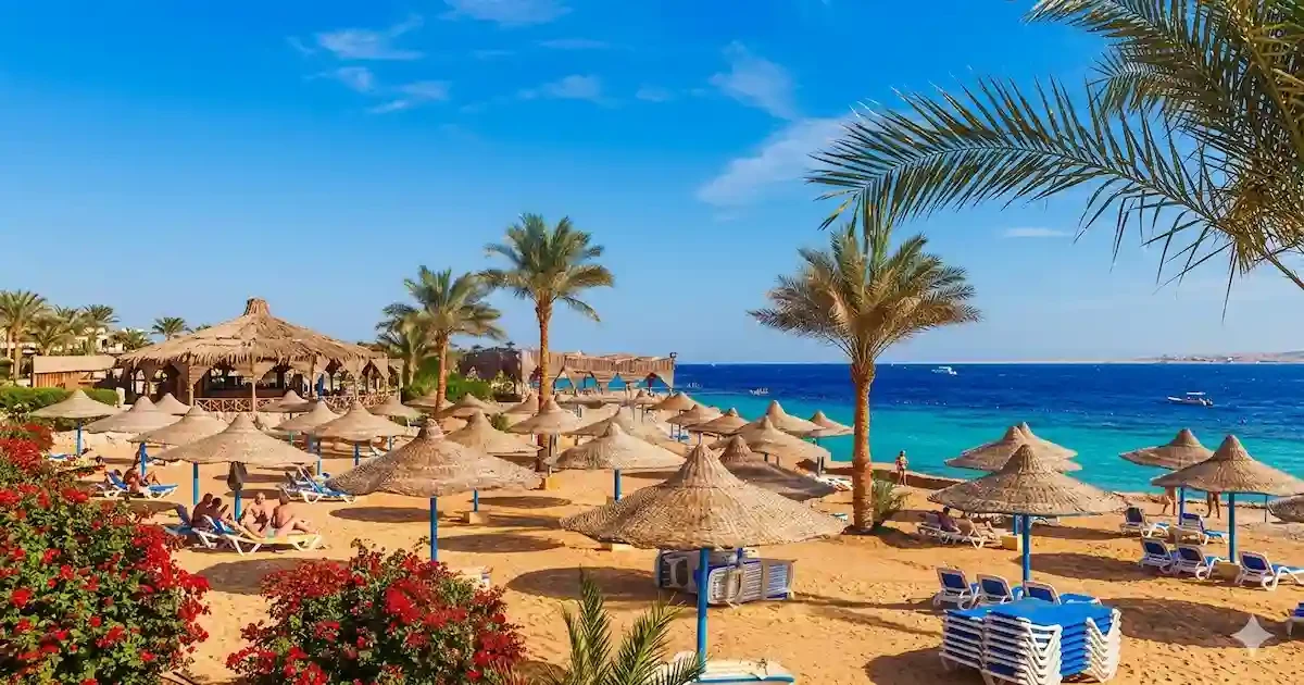 panoramic view of Orange Bay Island Egypt