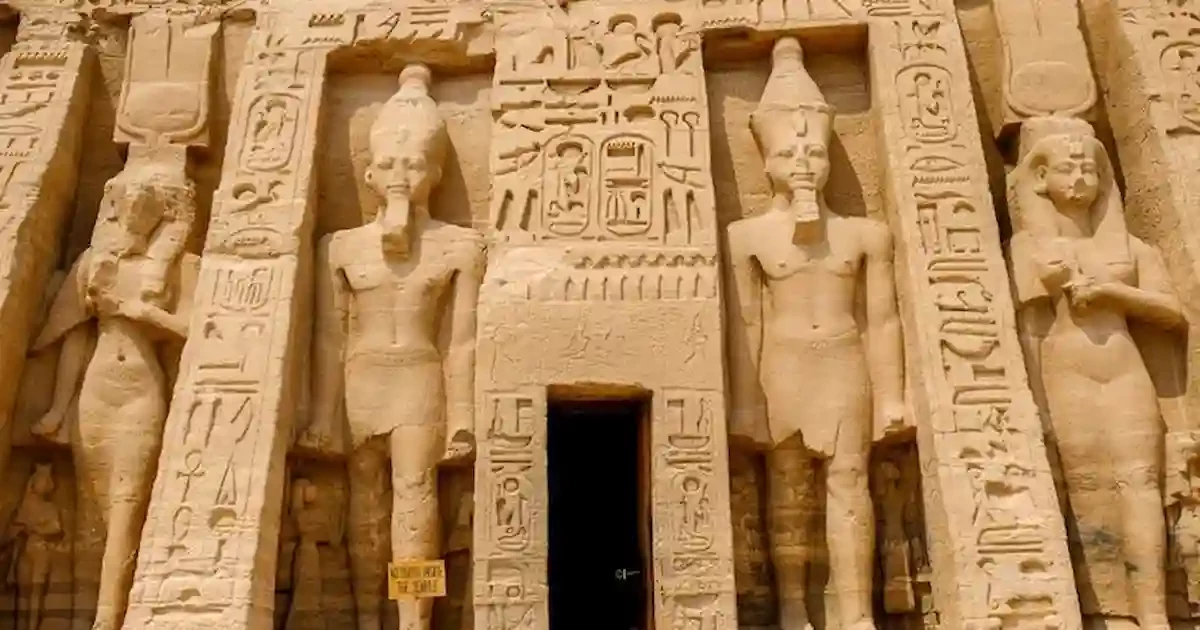 Queen Nefertari temple interior Abu Simbel tour