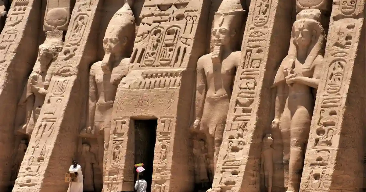 temple of queen nefertari abu simbel from aswan