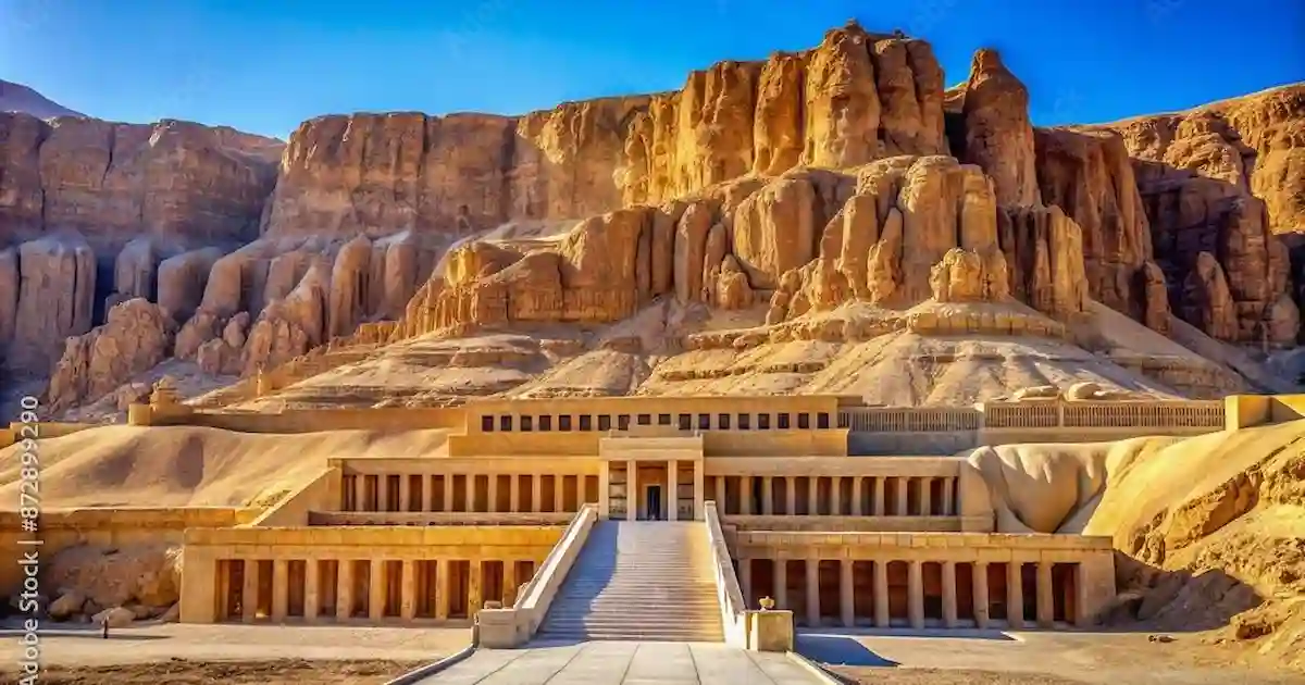 Temple of Queen Hatshepsut in Luxor Egypt