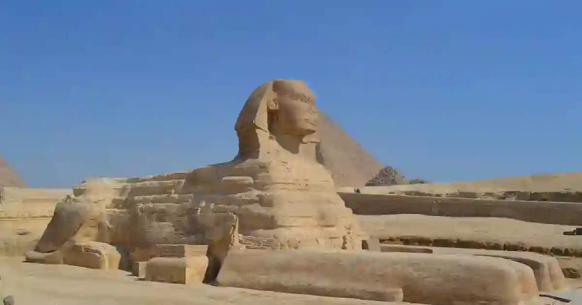 Great Sphinx during Giza Pyramids and Sakkara Tour
