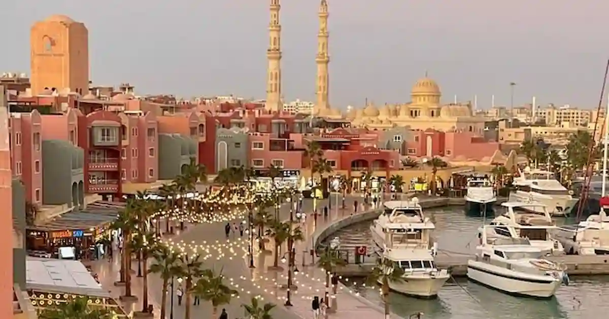 Hurghada city center street life tour