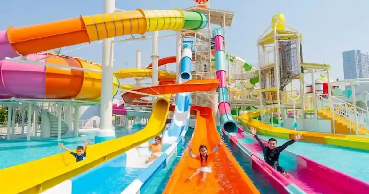 Neverland Hurghada aqua park slides adventure