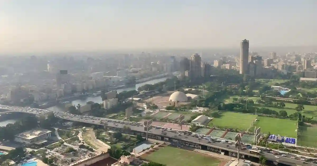 View of Cairo city from Cairo Tower Egypt