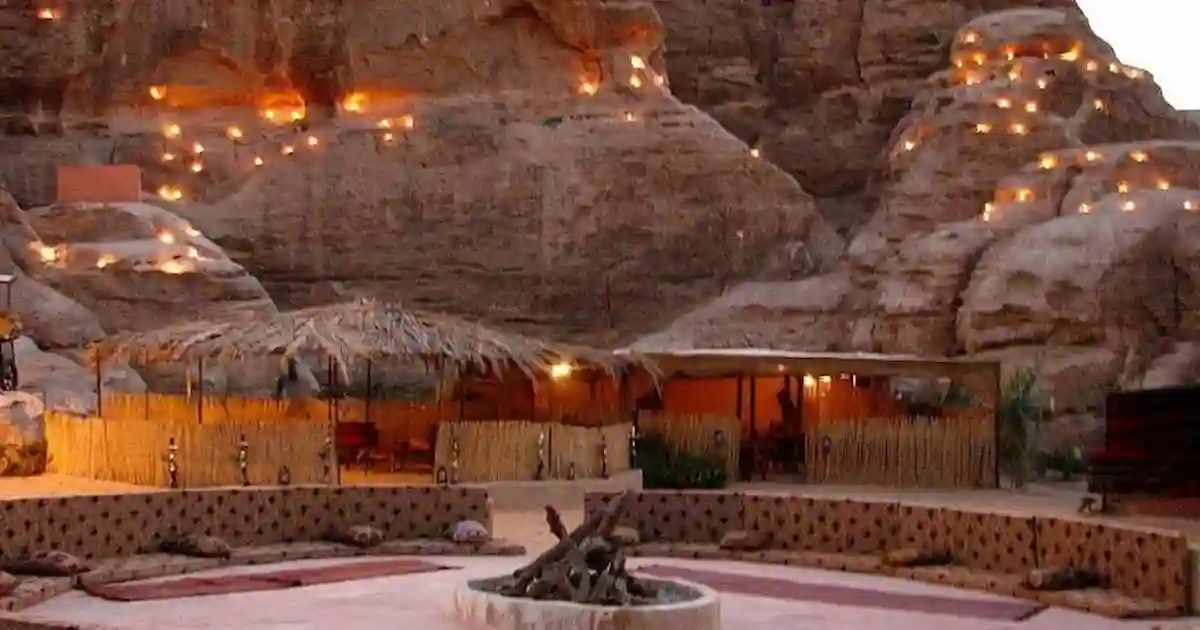 Traditional Bedouin camp during Aladin Safari Marsa Alam