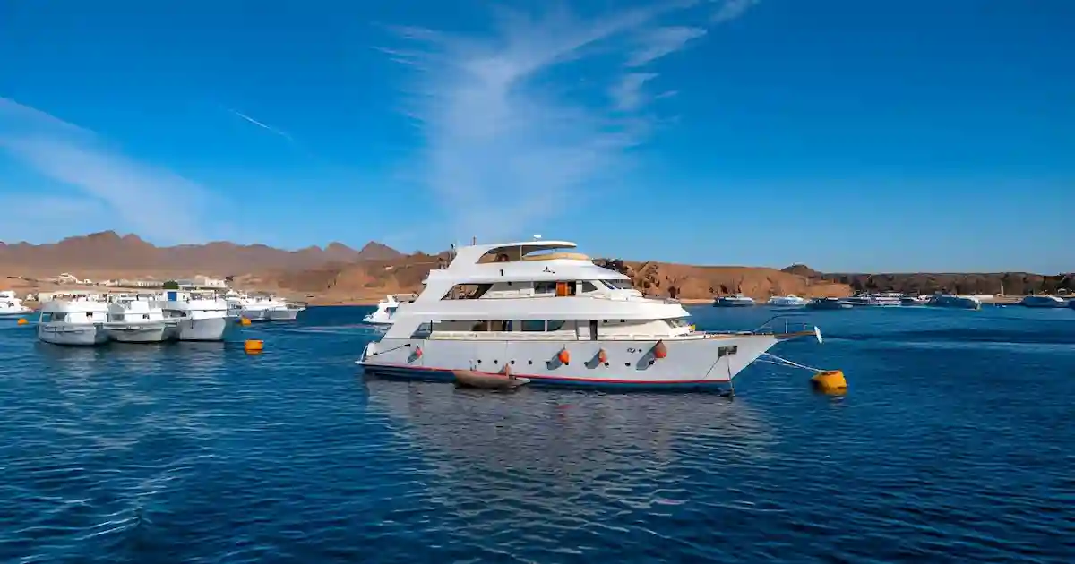 Sharm el Sheikh coastline yacht cruise