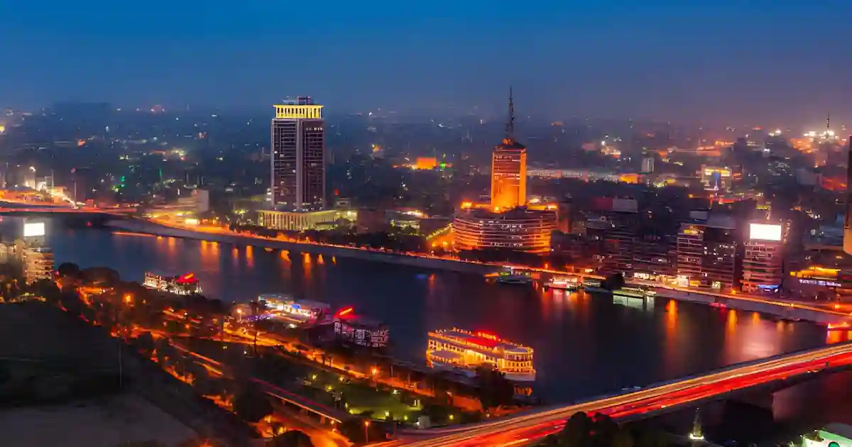 Cairo Overnight Tours skyline night view Nile