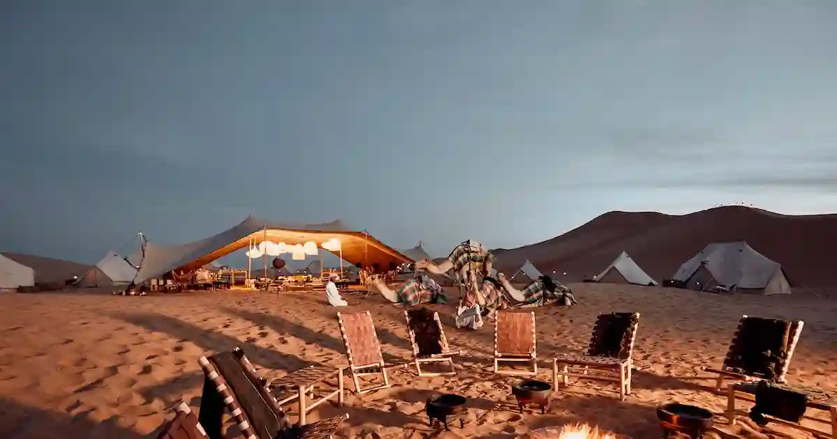 Traditional Bedouin camp during Marsa Alam buggy safari