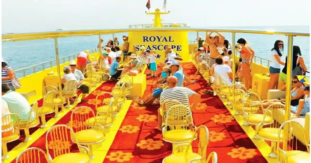 upper deck Royal Seascope Hurghada sea view