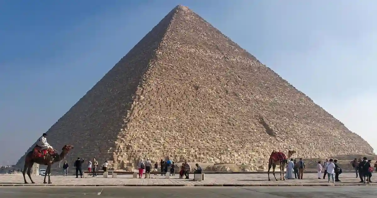 Great Pyramid of Khufu during Giza Pyramids and Great Sphinx tour