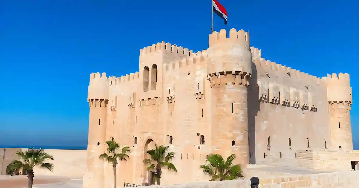 Citadel of Qaitbay during a day trip to Alexandria from Cairo