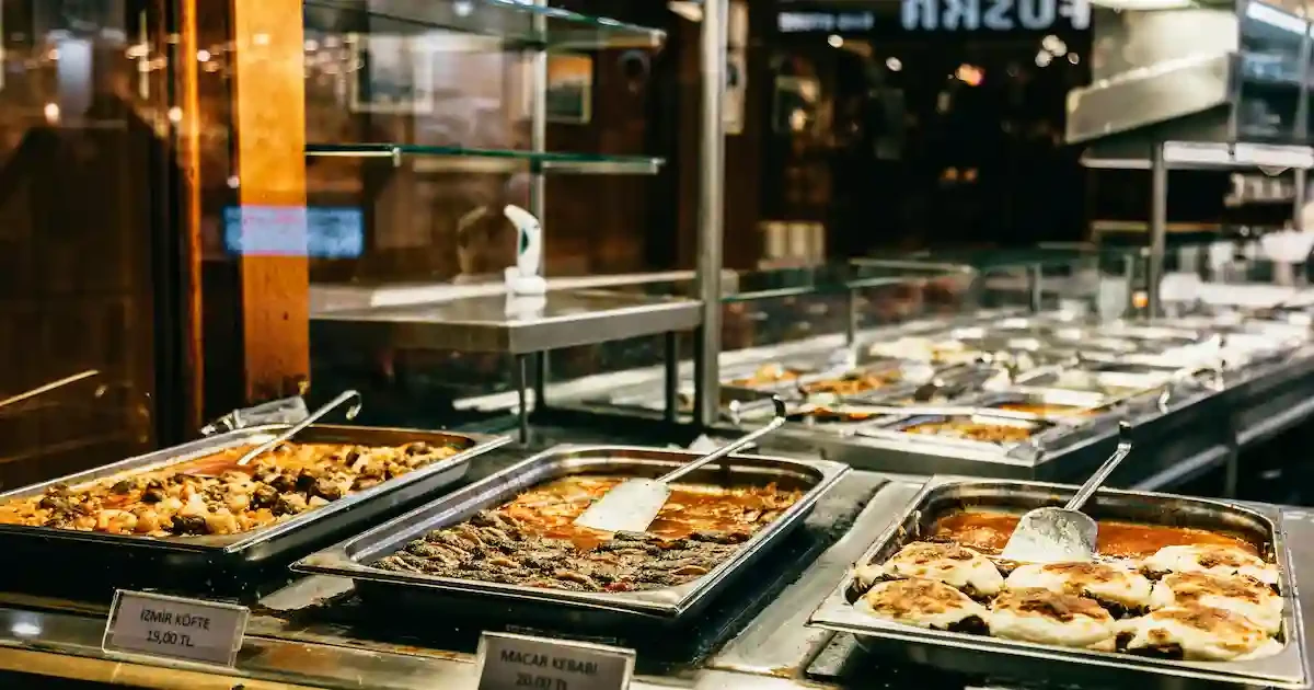 buffet dinner served during Nile Cruise Dinner in Cairo