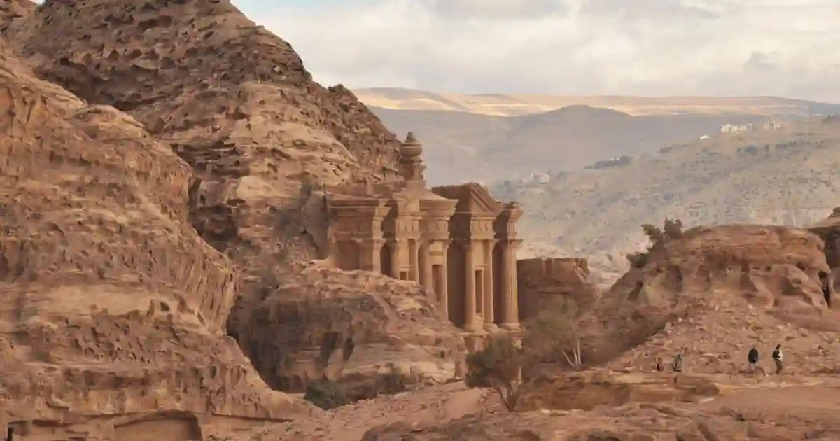Scenic Petra viewpoint during the best day trip to Petra from Cairo