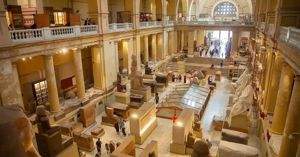 Egyptian Museum treasures on a 4 days in Cairo Egypt tour